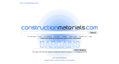 Desktop Screenshot of constructionmaterials.com