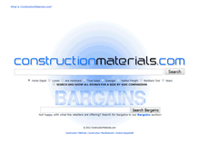 Tablet Screenshot of constructionmaterials.com